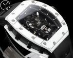 Richard Mille RM 052 / RM 52-01 Skull Tourbillon Wristwatch (White Ceramic Limited Edition) - Image 4