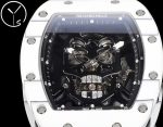 Richard Mille RM 052 / RM 52-01 Skull Tourbillon Wristwatch (White Ceramic Limited Edition)