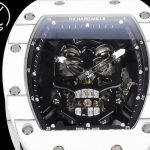 Richard Mille RM 052 / RM 52-01 Skull Tourbillon Wristwatch (White Ceramic Limited Edition)