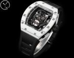 Richard Mille RM 052 / RM 52-01 Skull Tourbillon Wristwatch (White Ceramic Limited Edition) - Image 5
