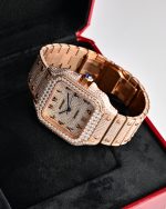 Cartier Santos Collection Diamond Set, Fully Set with Diamonds - Image 2