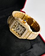 Cartier Santos Collection Diamond Set, Fully Set with Diamonds - Image 4