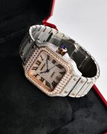 Cartier Santos Collection Diamond Set, Fully Set with Diamonds - Image 5