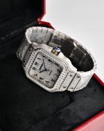 Cartier Santos Collection Diamond Set, Fully Set with Diamonds - Image 7