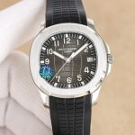 Patek Philippe Aquanaut Black Dial & Rubber Strap Stainless Steel 5167A-001