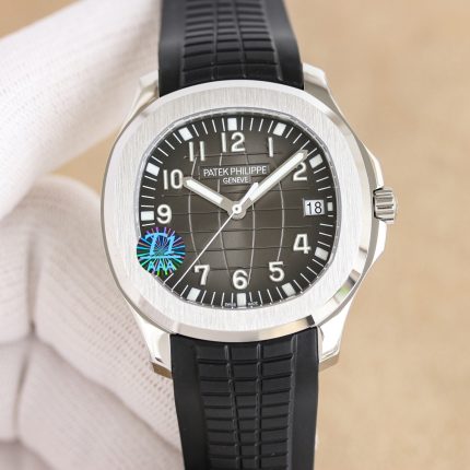 Patek Philippe Aquanaut Black Dial & Rubber Strap Stainless Steel 5167A-001