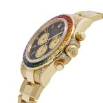 Rolex Daytona 126598RBOW 'Rainbow' Yellow Gold Black Dial Sapphire Bezel - Image 5