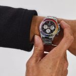 Rolex Daytona 126598RBOW 'Rainbow' Yellow Gold Black Dial Sapphire Bezel - Image 6