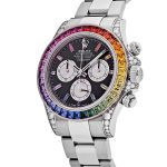 Rolex Daytona 126598RBOW 'Rainbow' Yellow Gold Black Dial Sapphire Bezel - Image 3