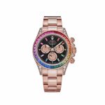 Rolex Daytona 126598RBOW 'Rainbow' Yellow Gold Black Dial Sapphire Bezel