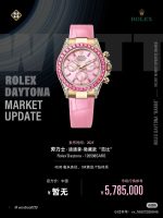 Rolex Daytona 126538TRO 'Barbie' Yellow Gold Pink Baguette Sapphire Dial and Bezel (2026) - Image 6